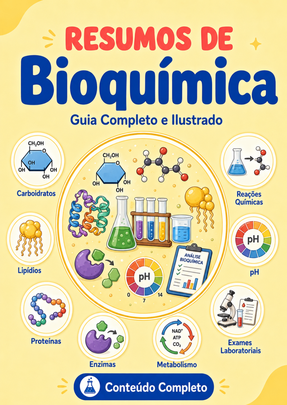 Capa do resumo de Bioquímica