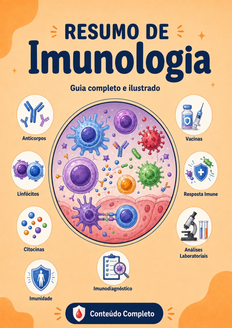 Capa do resumo de Imunologia